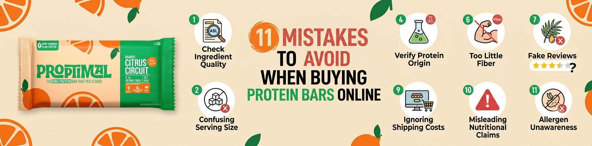 11 Mistakes to Avoid When Buying Protein Bars Online
